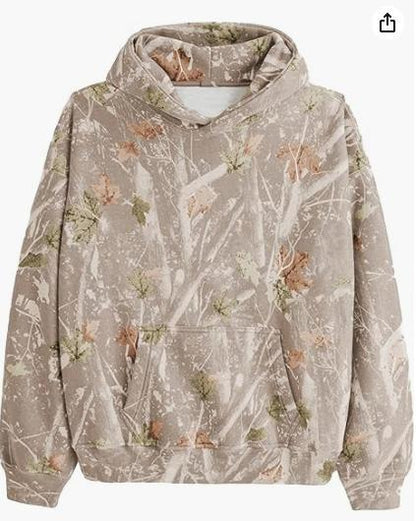 Hoodie a capuche camo